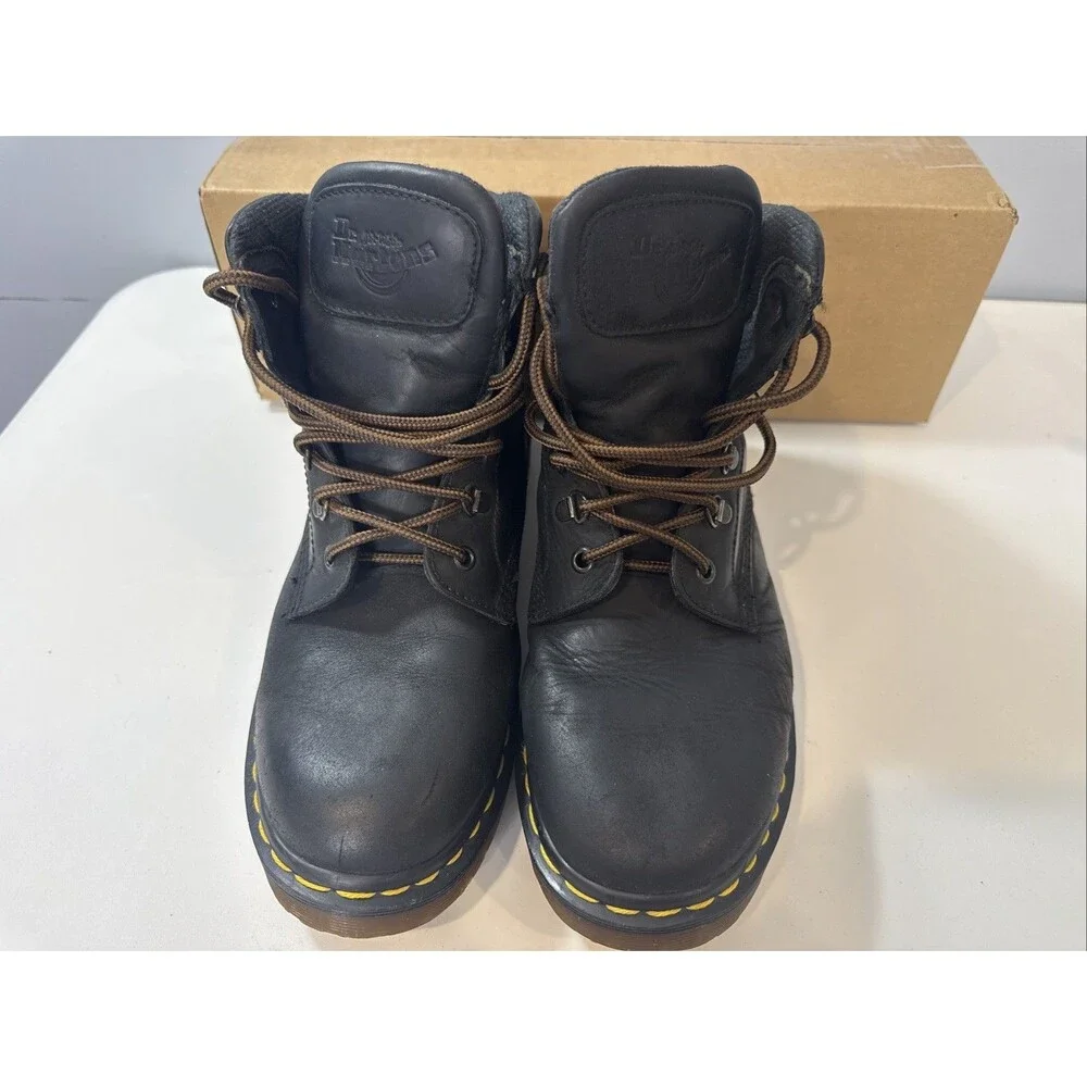 Dr Martens Industrial Soft Toe Boots 7735 AW004 Black Size 8